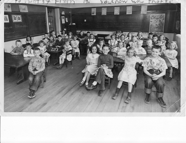 Burwell School 2nd or 3rd grade 1951 or 1952